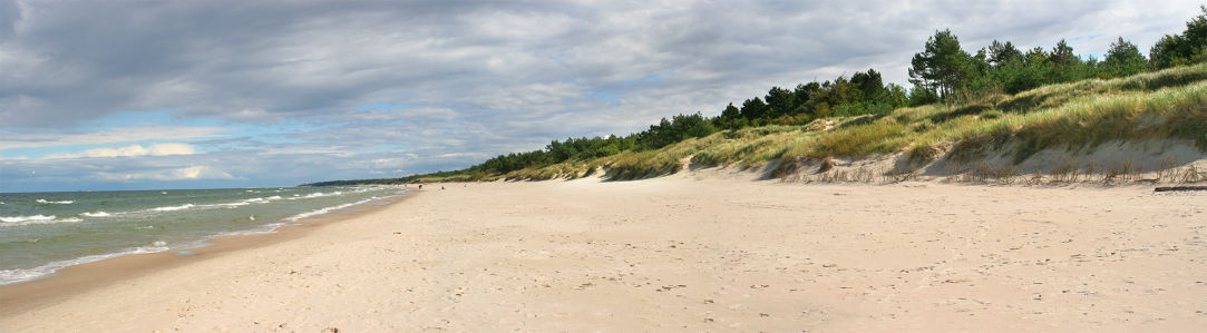 Фотообои берег реки песчаный пляж панорама (panorama_0000015)