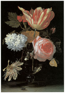 голландские цветы натюрморт (pf-48)