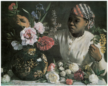 картина  женщина с пионами (pf-6)