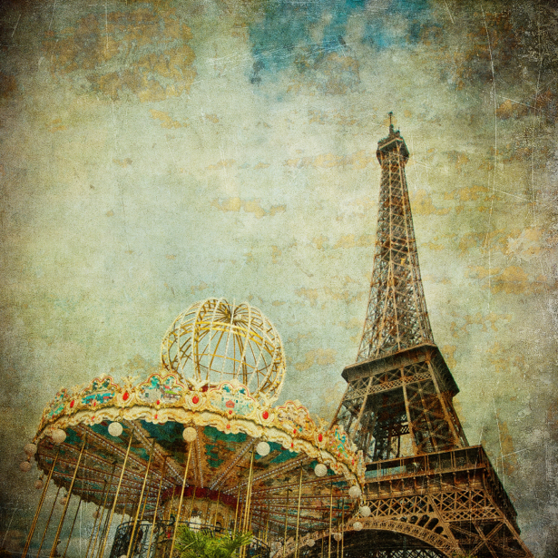 Фотообои Париж Эйфелевая башня (city-0000377)