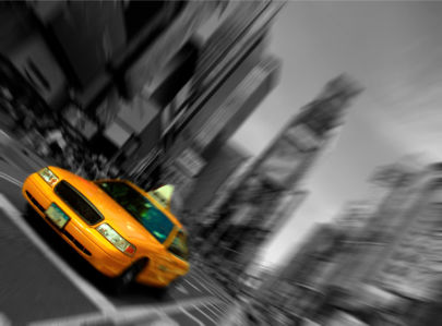 Фотообои Нью-Йорк, Америка, такси (city-0000601)