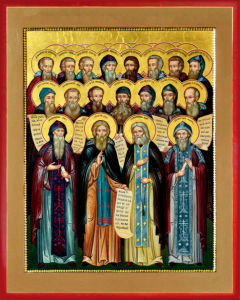 Икона святых старцев (icon-00095)