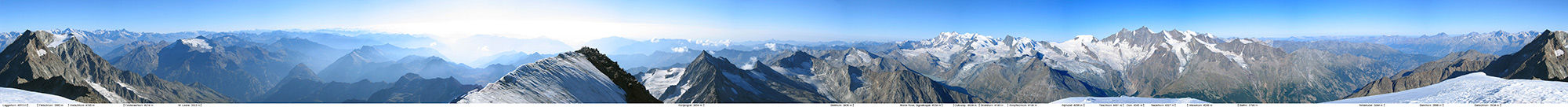 Фотообои панорама горных вершин (nature-00361)