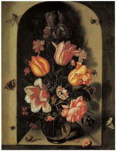 картина бабочки и цветы (pf-5)