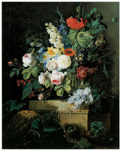 цветы в вазе, натюрморт  Пьер-Жозеф Редут (pf-92)