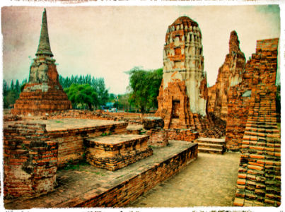 Фотообои Камбоджи храм (retro-vintage-0000112)
