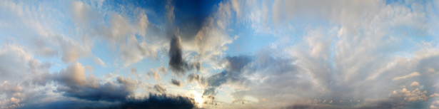 Фотообои панорама небо с облаками (sky_0000011)