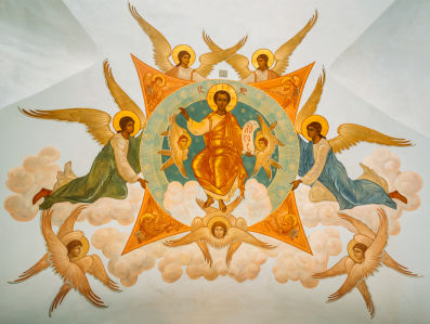 Фотообои фреска Успенского собора (fresco-001)
