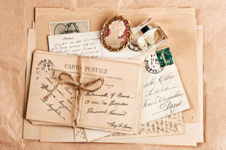 Фотообои винтаж письма и открытки (retro-vintage-0000086)