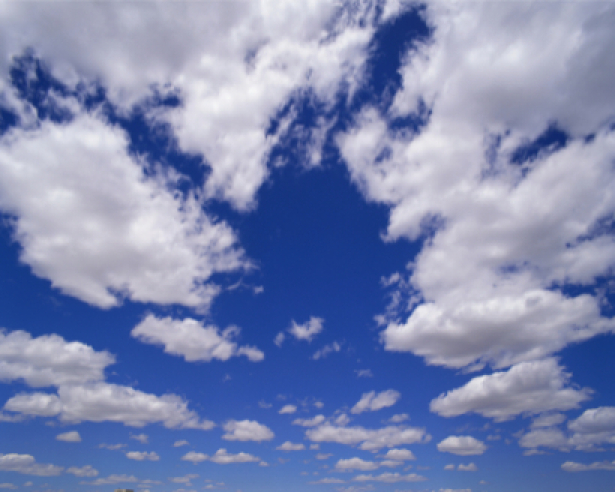 Фотообои небо облака в перспективе (sky-0000033)